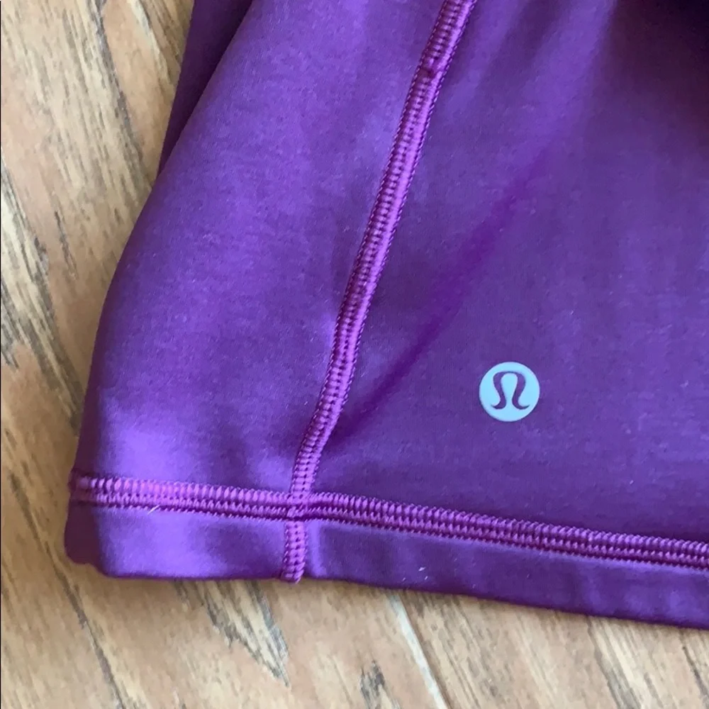 Lululemon first mile half zip running top